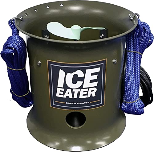 Ice Eater - Pond Perfections Ice Eater de-icer with durable design and rope handles for easy installation.