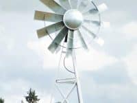 Koenders Windmill for natural pond aeration and water management.