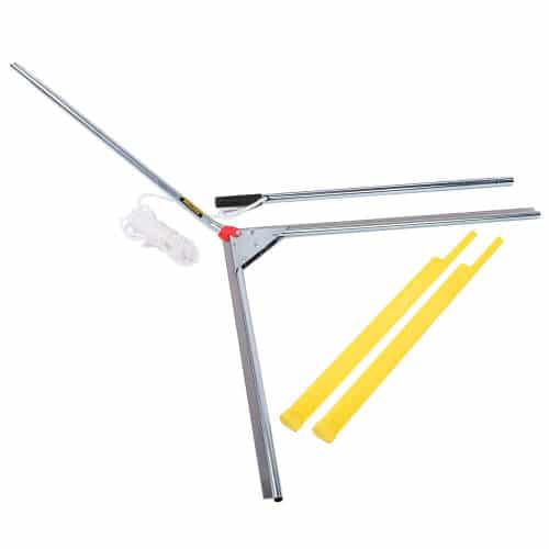 jenlis-weed-razer - Pond Perfections Weed Razer tool with sharp blades and detachable floats for aquatic weed removal.