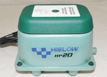 106-Hyblow.png - Pond Perfections Hiblow HP20 Aerator for efficient pond and septic aeration.