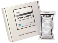 Jet-Black-EZSOLUPAKS.png - Pond Perfections Jet Black Pond Dye box with 6 water-soluble EZ-SoluPaks for deep pond coloring, enhancing water aesthetics while supporting pond bacteria for a balanced ecosystem.