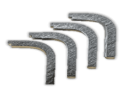 L-shaped motor brackets for secure mounting and support.