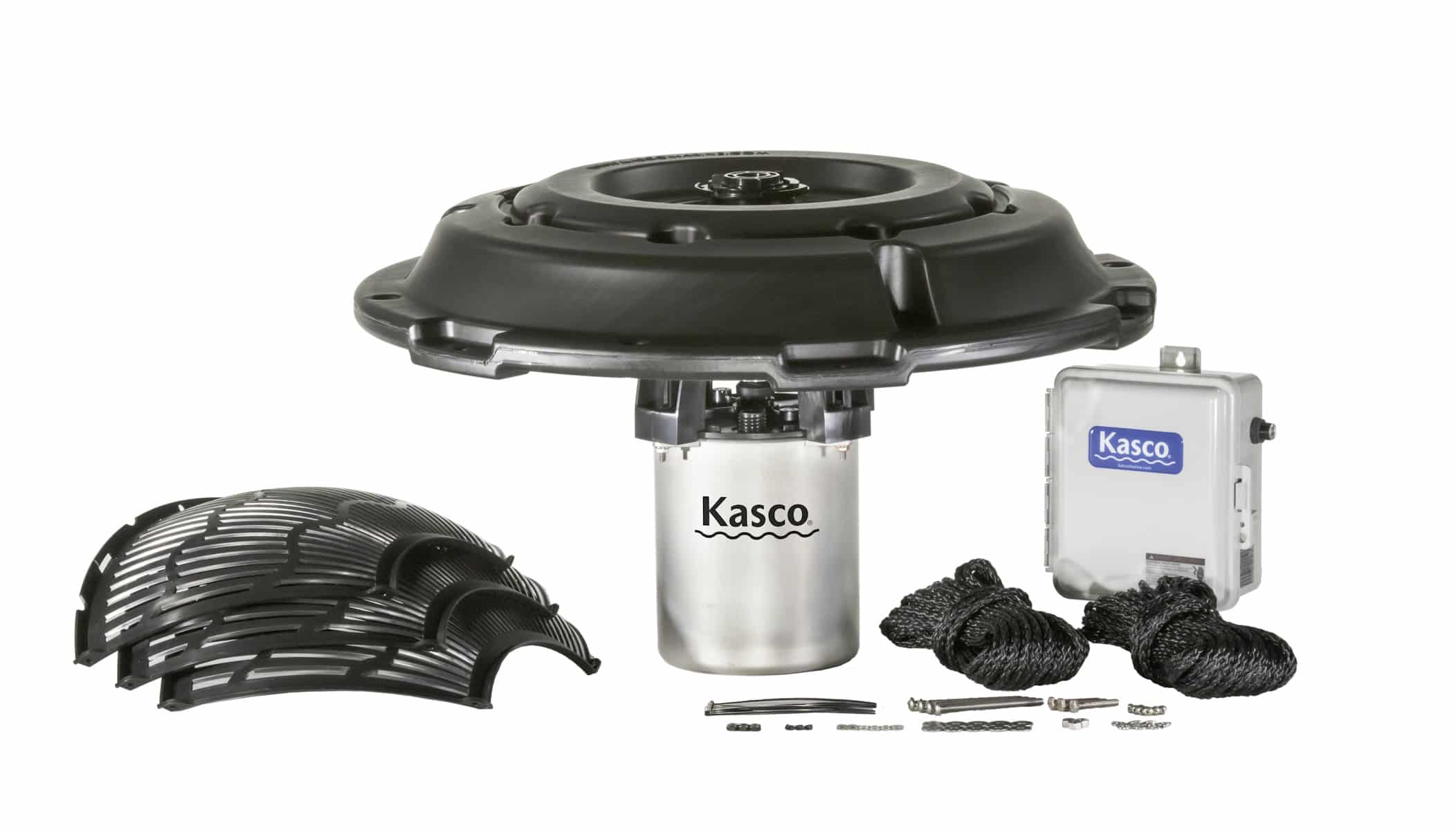 KASCO_JSeries_4400JF_Float_Kit - Pond Perfections Kasco 4400 1 HP J Series Fountain Kit with float, motor, and accessories.